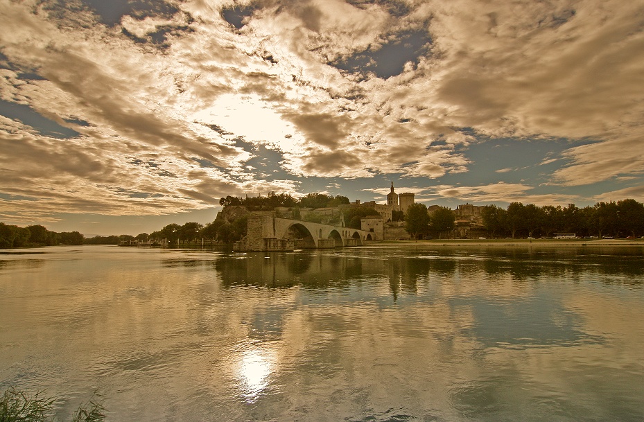 Herbstliches Avignon am 01.10.2005