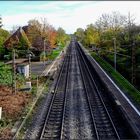 Herbstliches Bahngelände