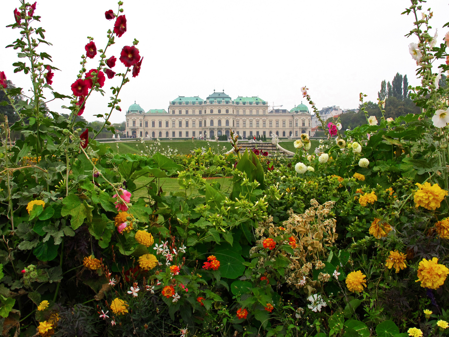 Herbstliches Belvedere