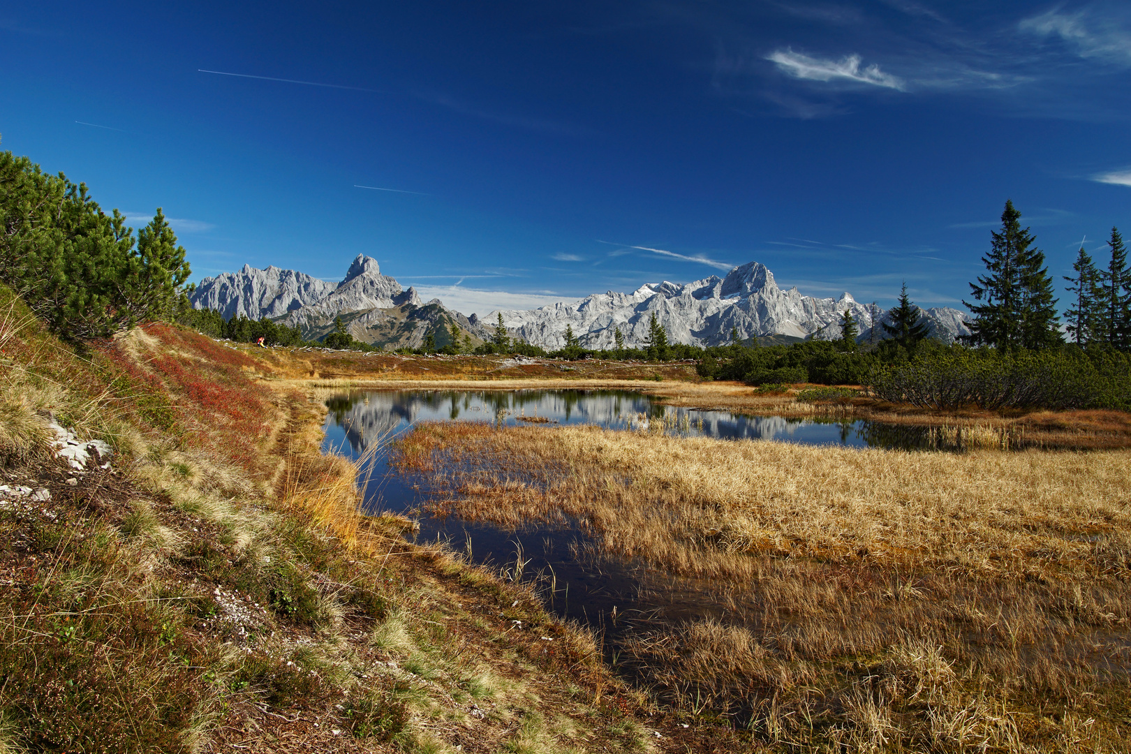 Herbstliches Bergpanorama im Pongau