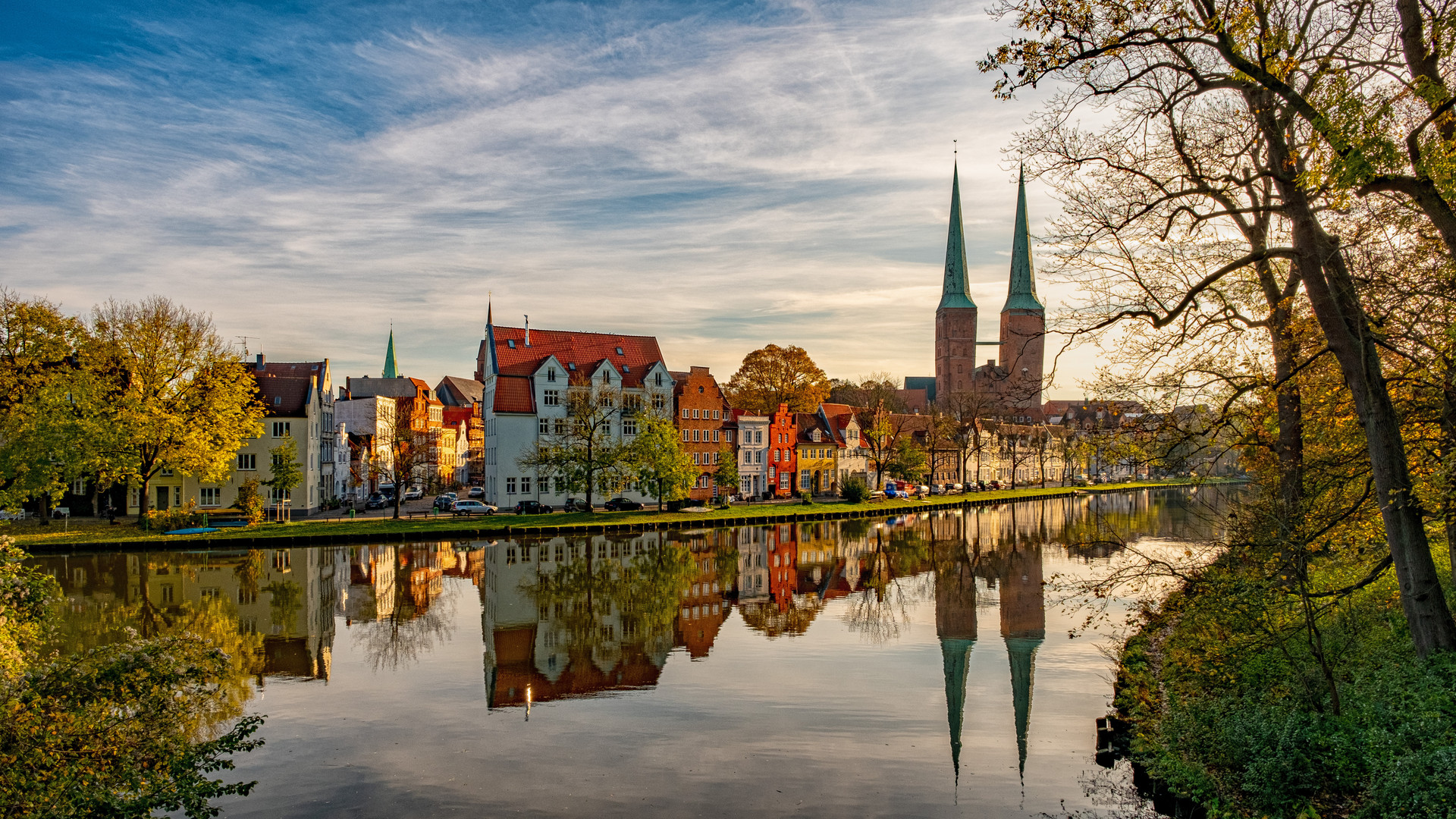 Herbstliches buntes Lübeck