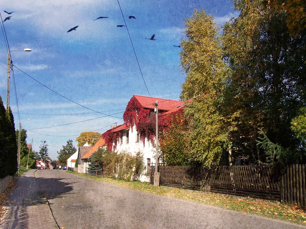 Herbstliches Dorfidyll