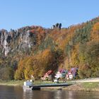 Herbstliches Elbsandsteingebirge