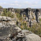 Herbstliches Elbsandsteingebirge