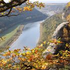 Herbstliches Elbtal, Sächsische Schweiz