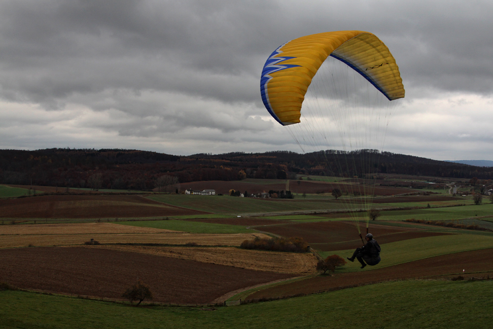 herbstliches Flugvergnügen