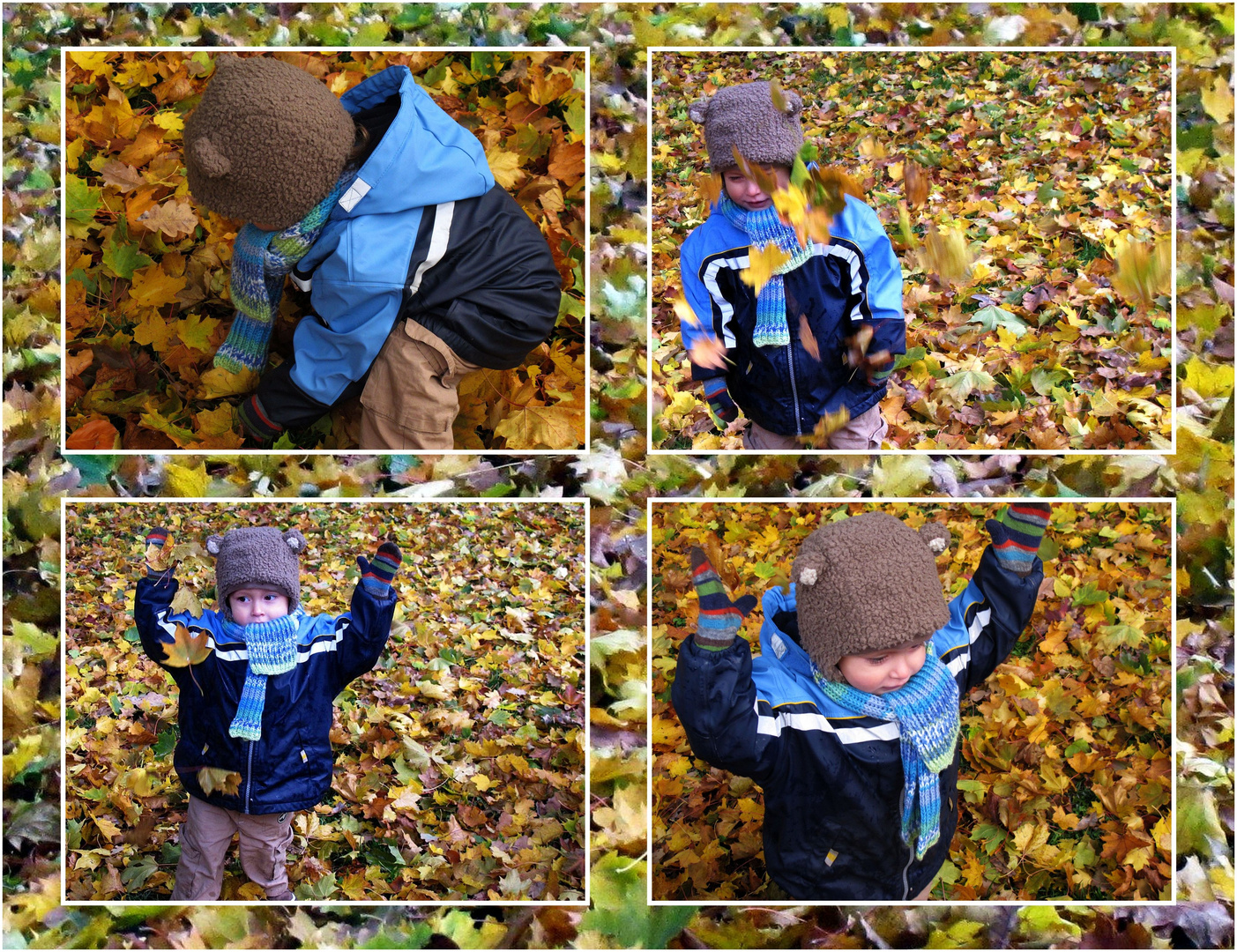 Herbstliches, herrlich buntes Spielzeug....