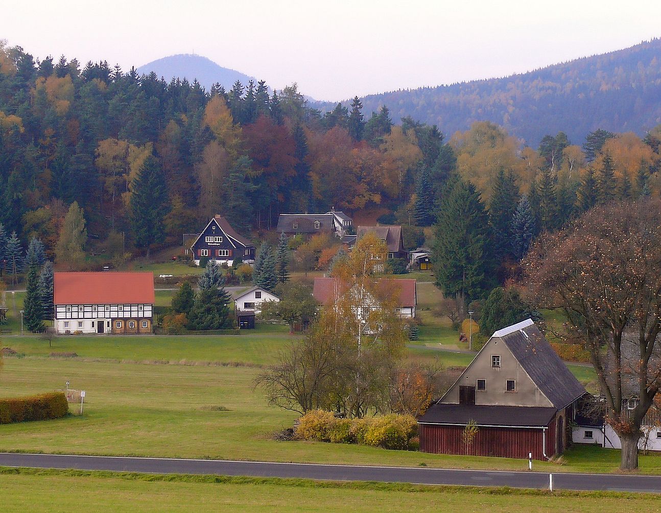 Herbstliches Jonsdorf