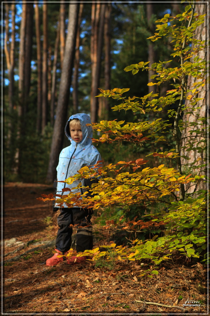 Herbstliches Kinder Portrait