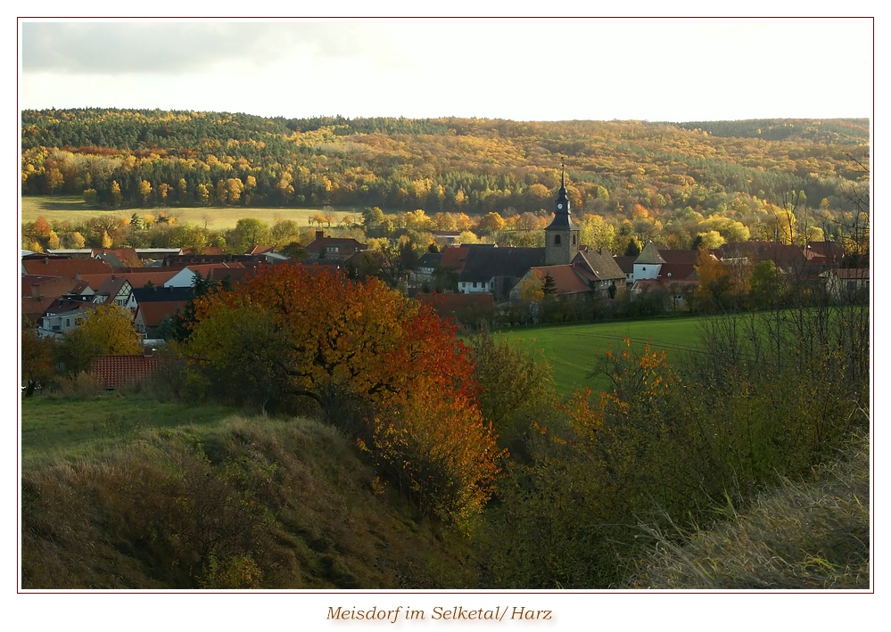 Herbstliches Meisdorf