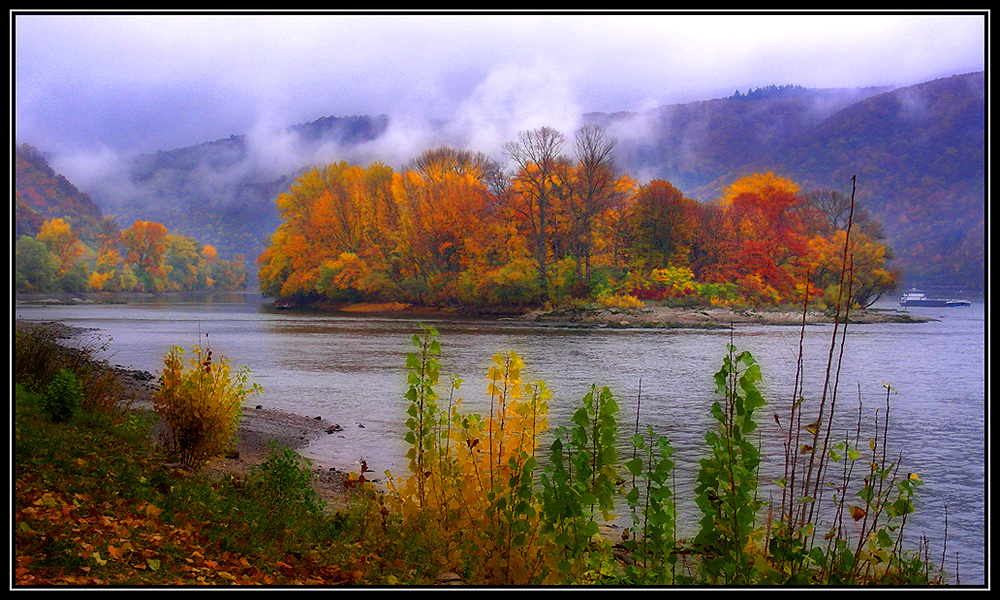 Herbstliches Mittelrheintal