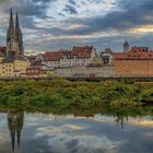 Herbstliches Regensburg: Panorama Oktober 2020