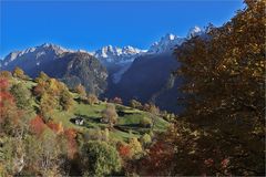 herbstliches Soglio (Bergell)