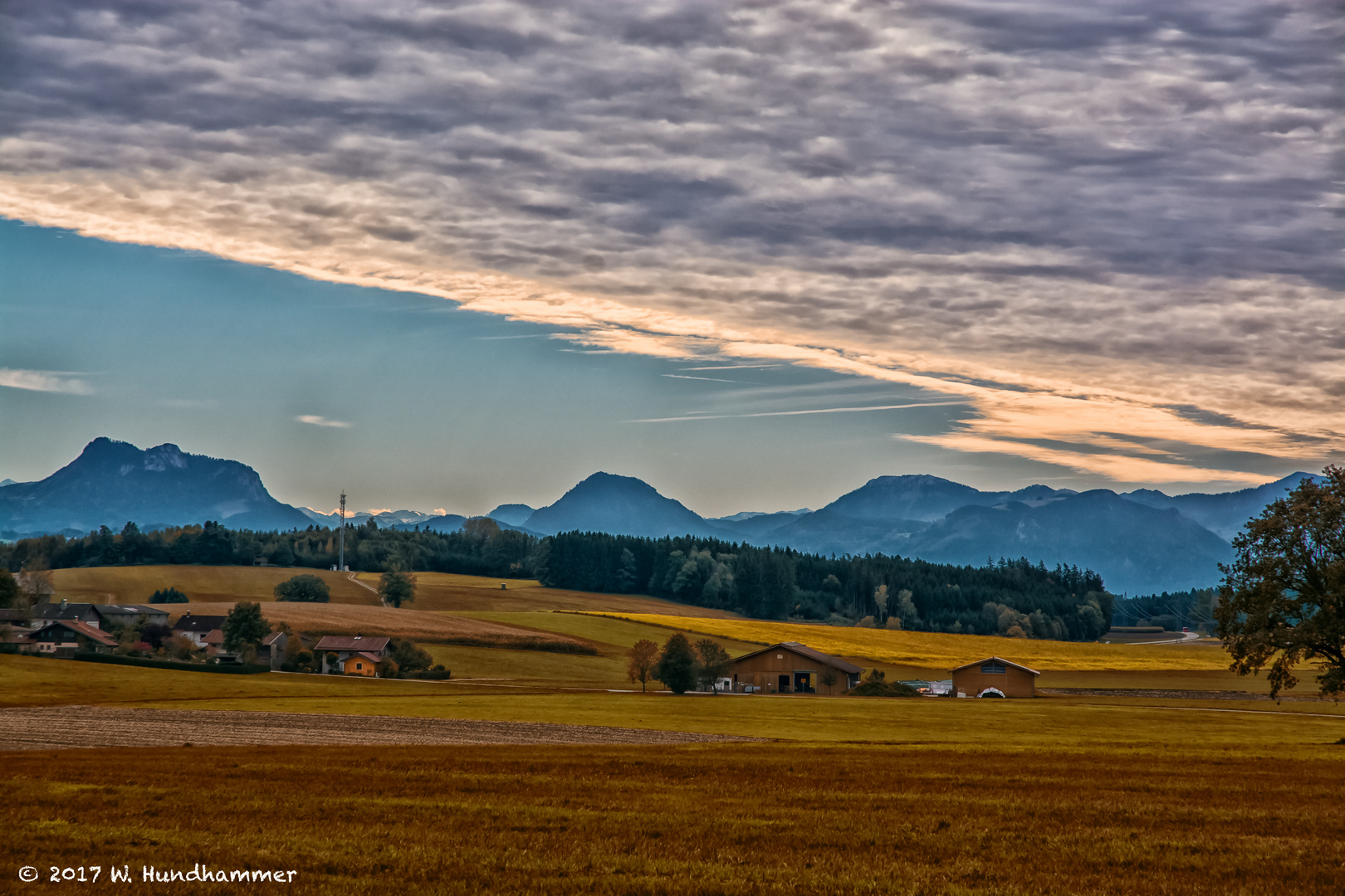 Herbstliches Voralpenland