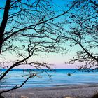 Herbstlicht am Strand