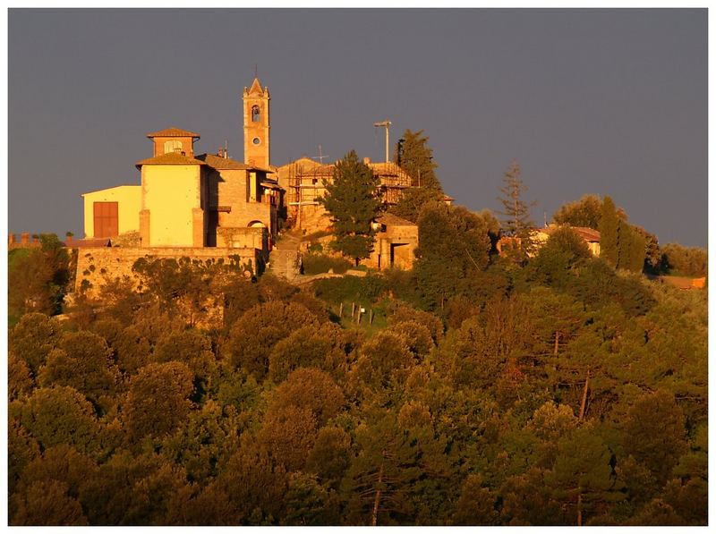 Herbstlicht bei San Gimmigiano