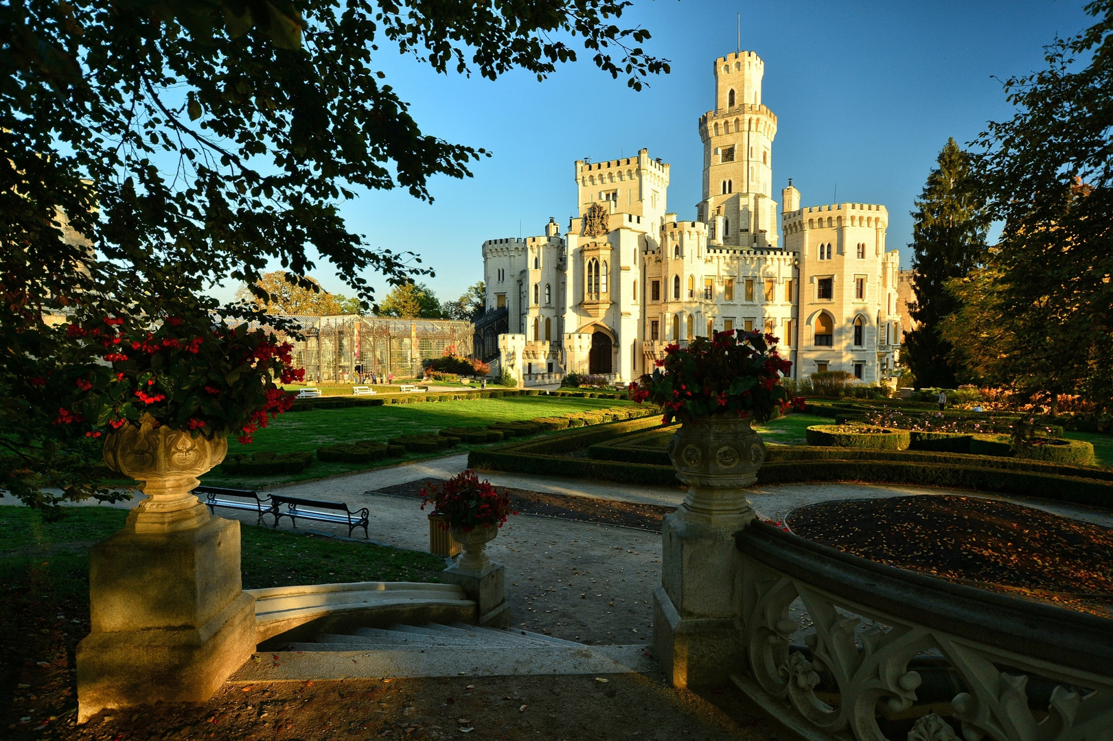 Herbstlicht Schloss