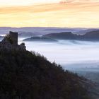 Herbstmorgen am Drei-Gleichen-Blick