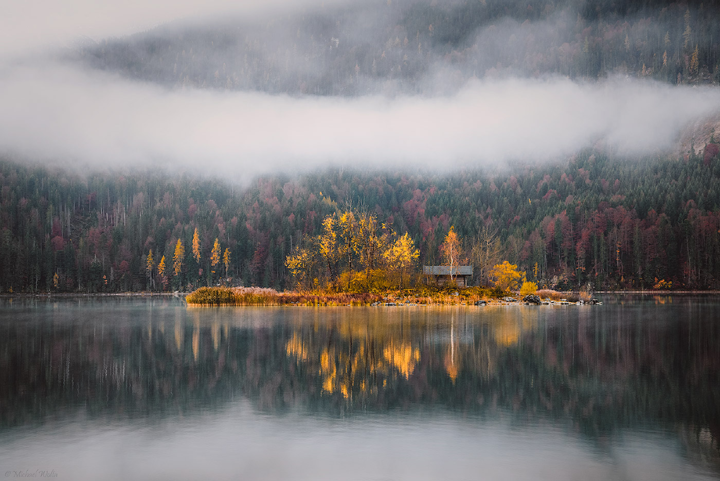 Herbstmorgen am Eibsee