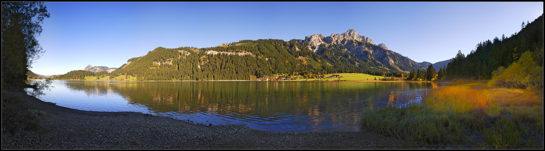 ... Herbstmorgen am Haldensee ...