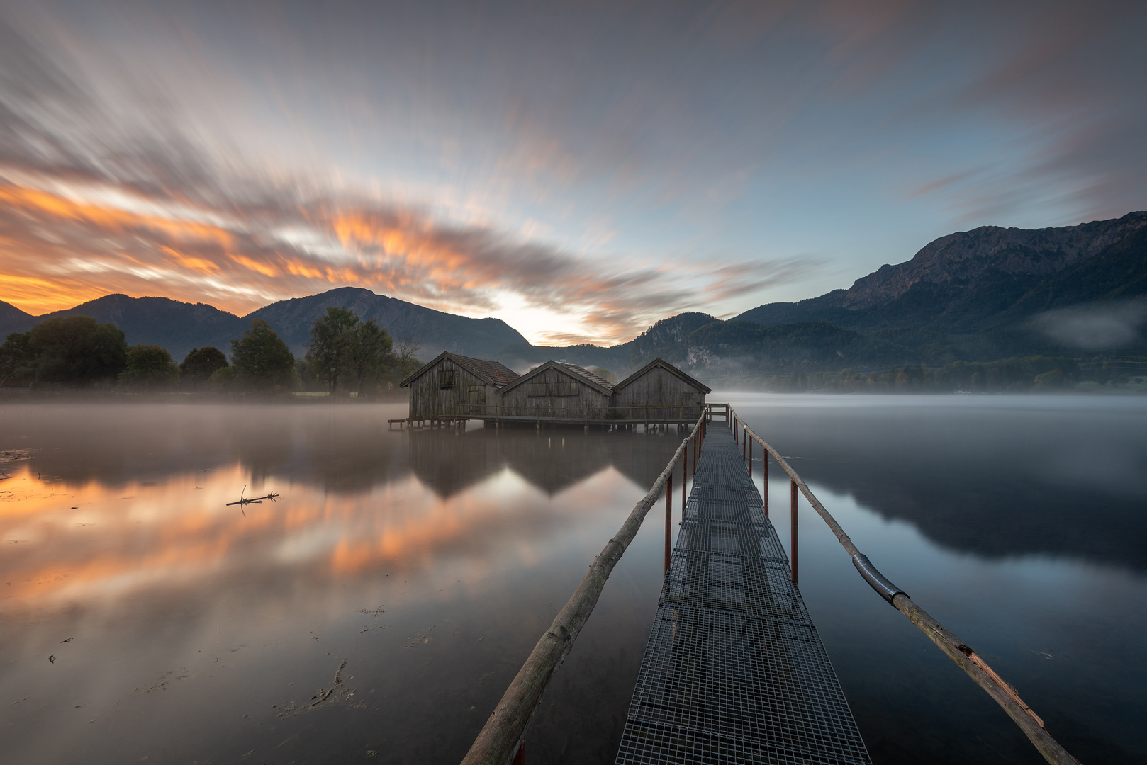 Herbstmorgen am Kochelsee