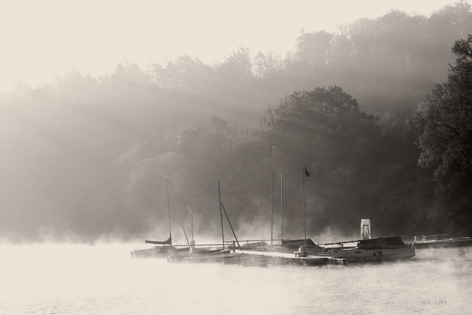 Herbstmorgen am Möhnesee