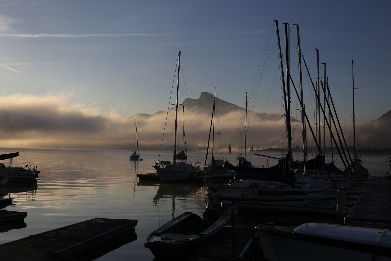 Herbstmorgen am Mondsee