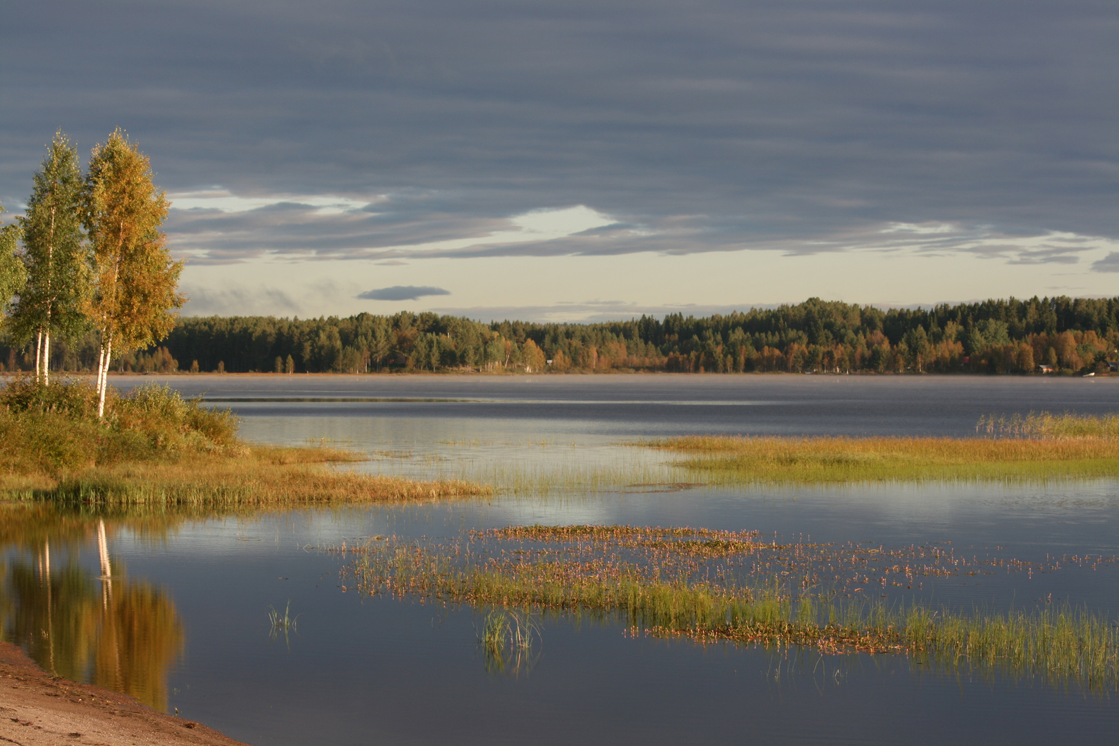 Herbstmorgen am Österdalälven