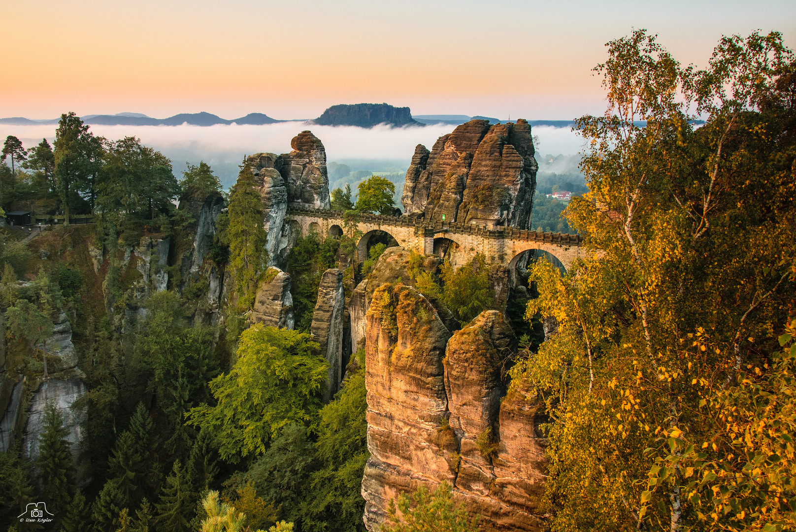 Herbstmorgen an der Bastei