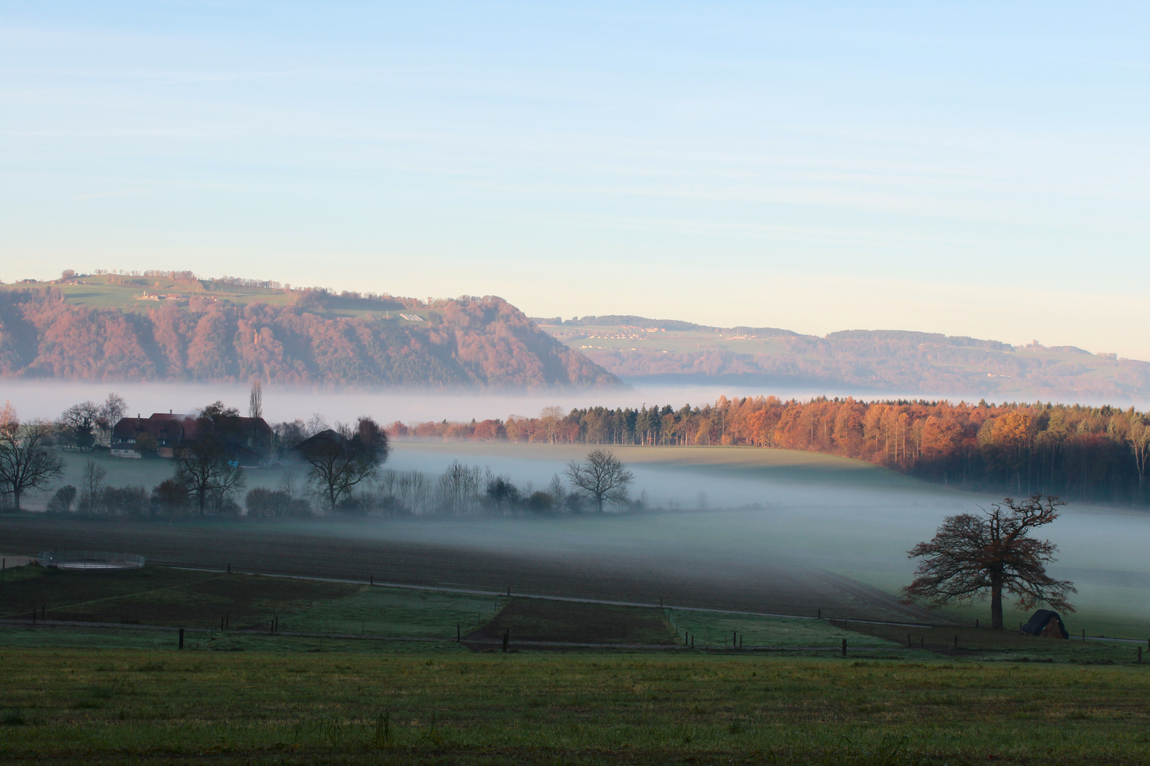 Herbstmorgen im Aaretal