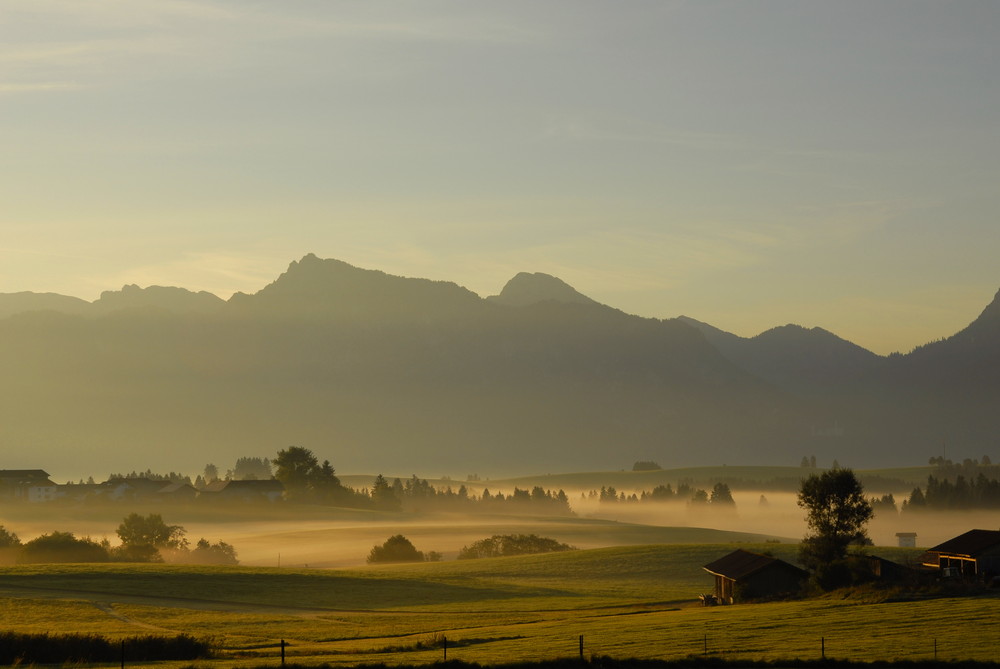 Herbstmorgen im Allgäu