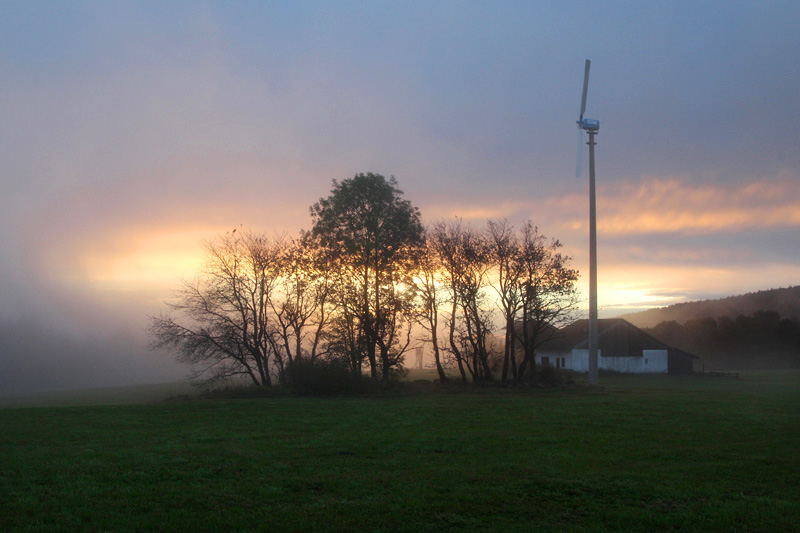 Herbstmorgen im Bayerischen Wald