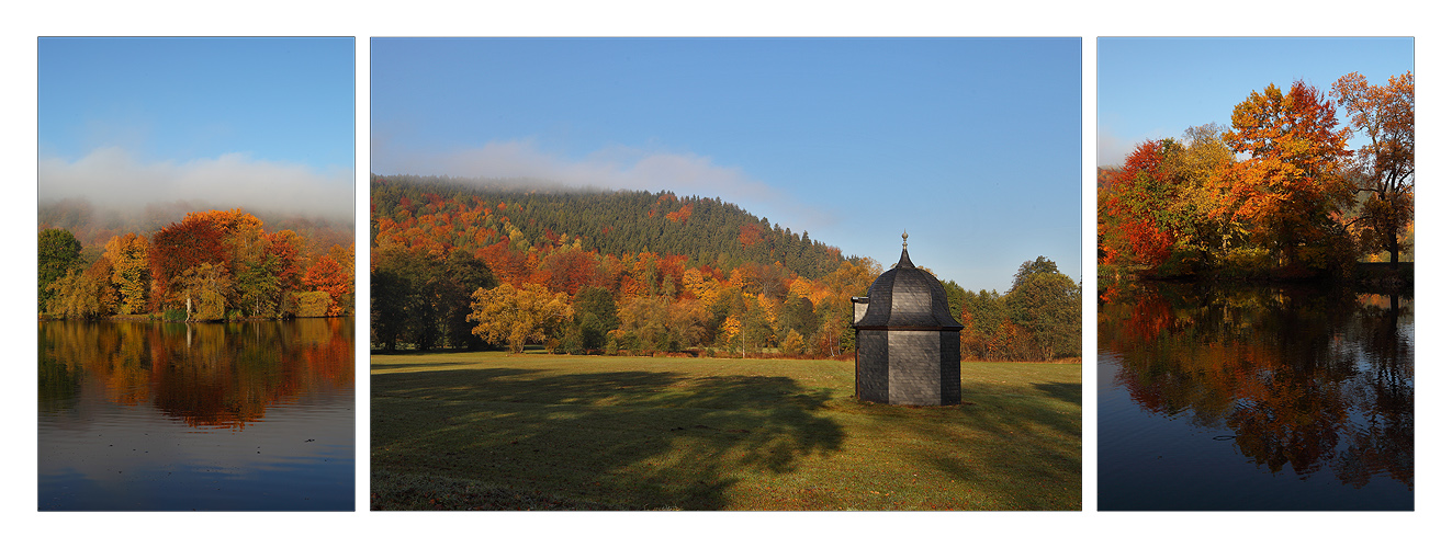 Herbstmorgen im Greizer Park