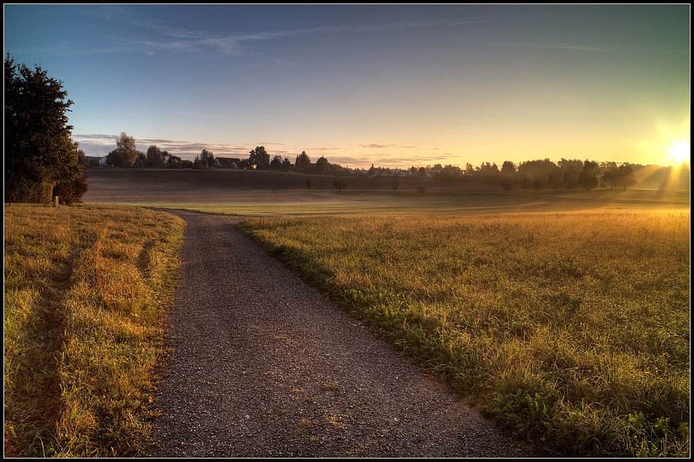 Herbstmorgen im Oktober