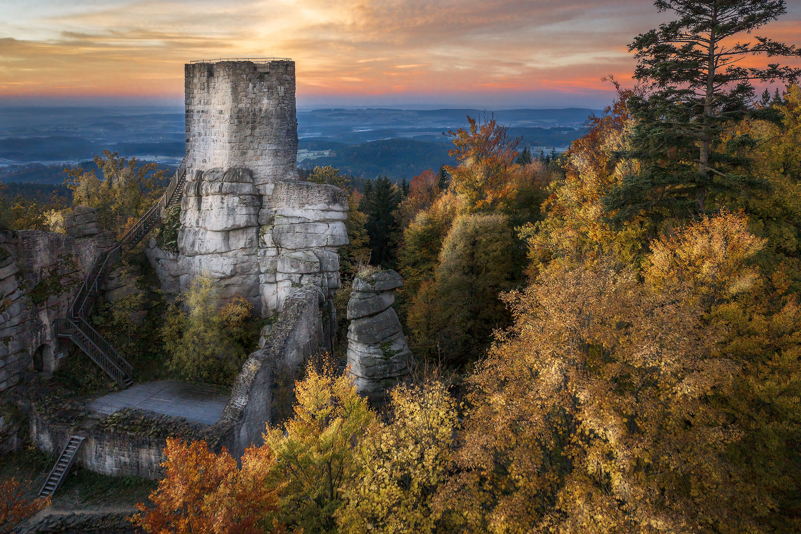 Herbstmorgen im Steinwald