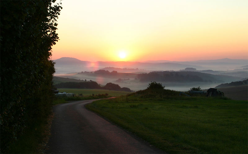 Herbstmorgen in der Eifel