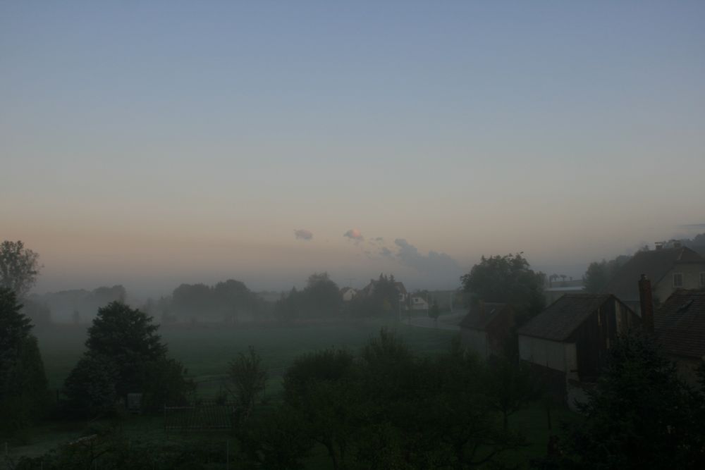 Herbstmorgen in der Oberlausitz