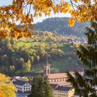 Herbstmorgen mit Blick ins Tal