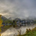 Herbstmorgen mit Frühnebel bei Beilstein