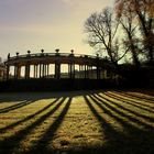 Herbstmorgen Schloss Sanssouci