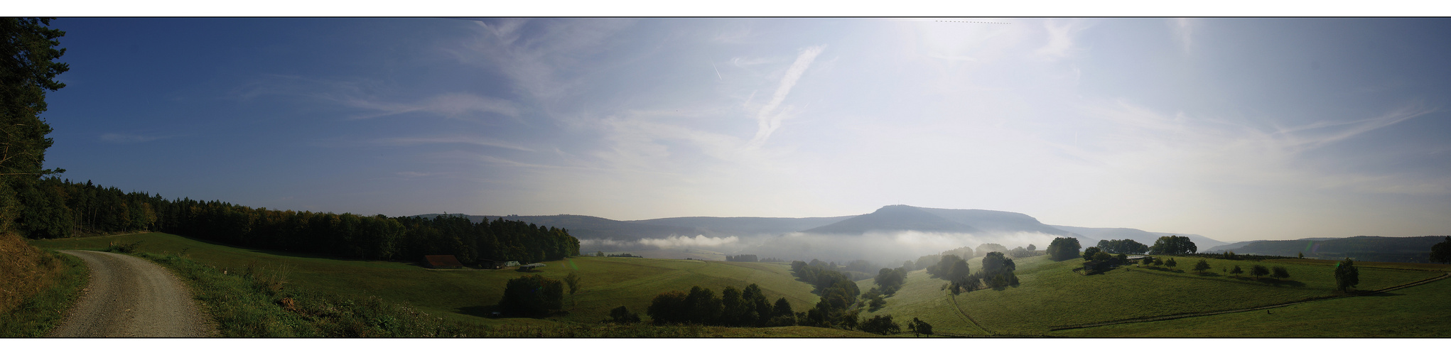 Herbstmorgen über Burgsinn