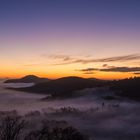 Herbstmorgen über dem Pfälzer Wald