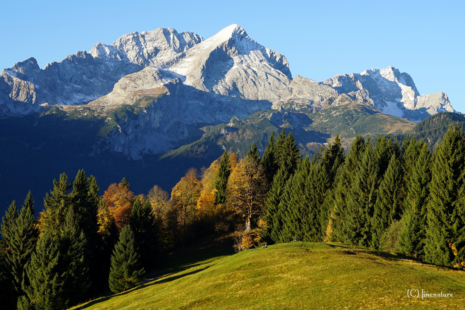 Herbstmorgen unterm Wetterstein