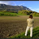 Herbstmotiv Fotografin