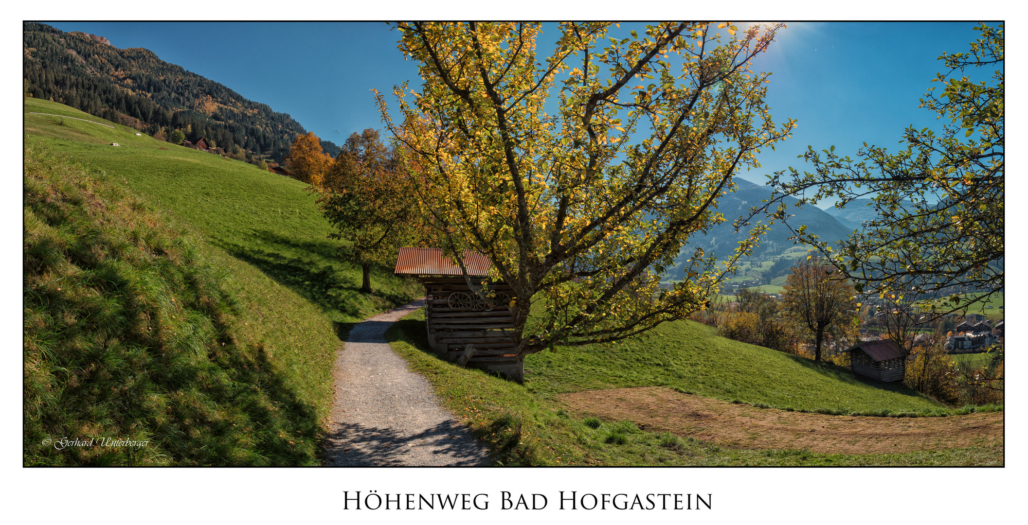 Herbstmotiv vom Höhenweg in Bad Hofgastein