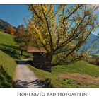 Herbstmotiv vom Höhenweg in Bad Hofgastein