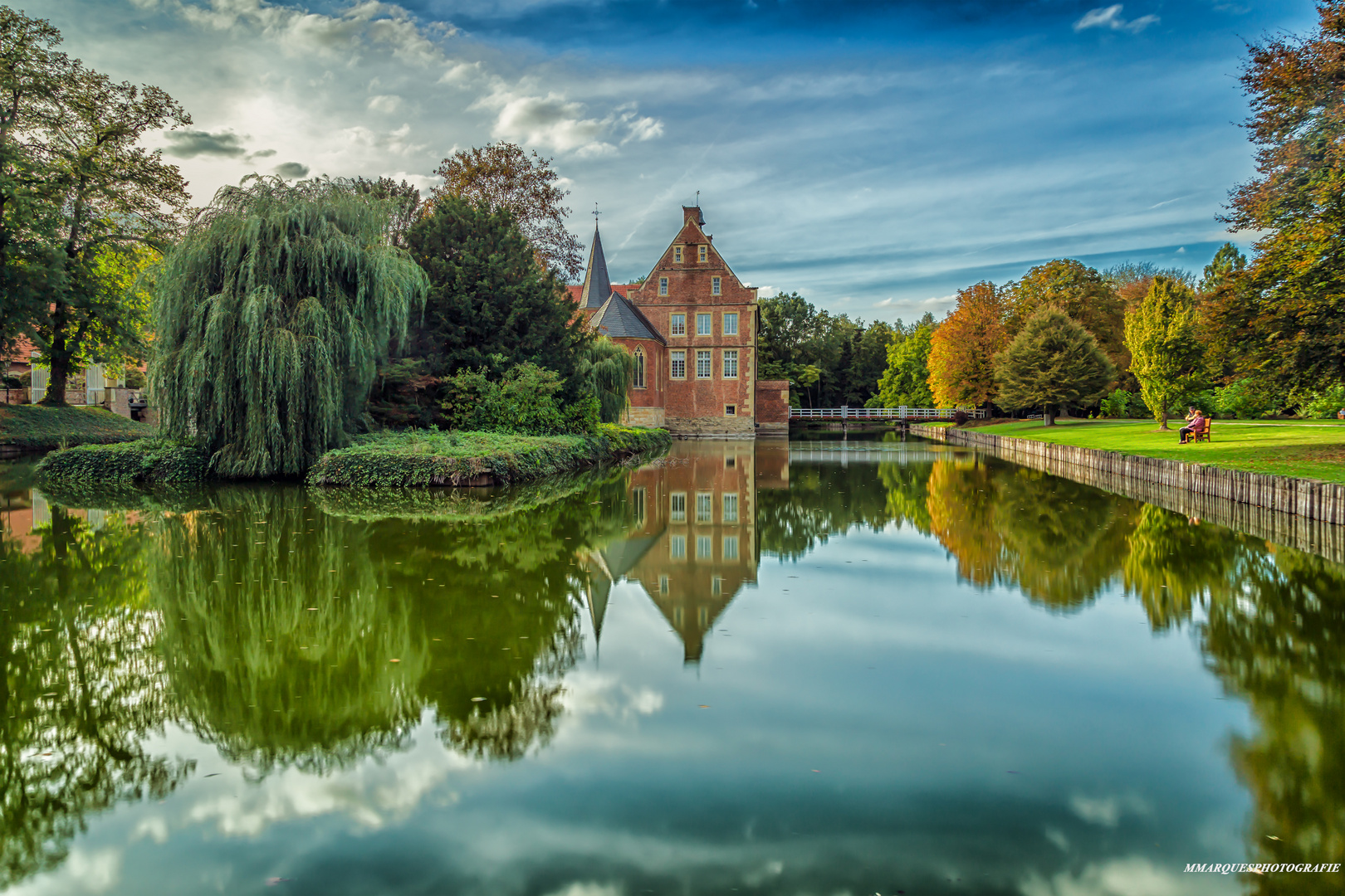 Herbstnachmittag an der Burg Hülshoff