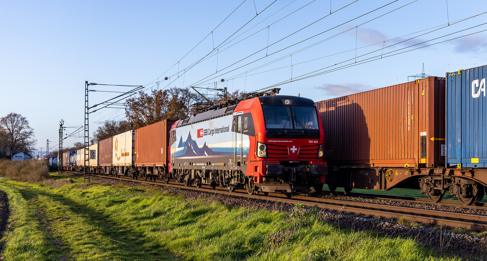 Herbstnachmittag in rot