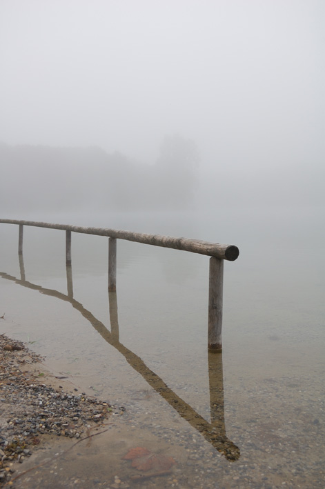 Herbstnebel am Auwaldsee 1