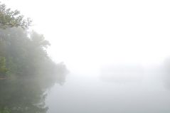 Herbstnebel am Auwaldsee 2